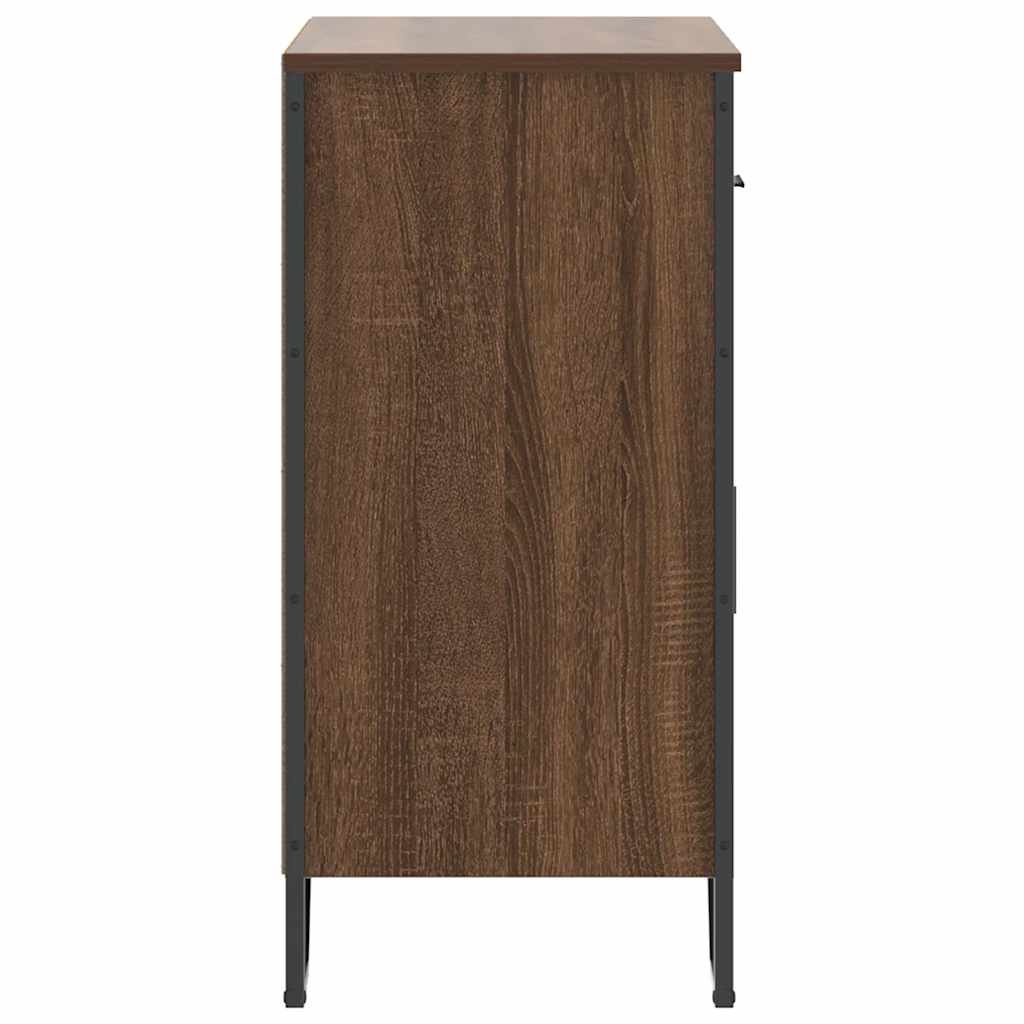 Sideboard Braun Eichen-Optik 79,5x35,5x74,5 cm Holzwerkstoff